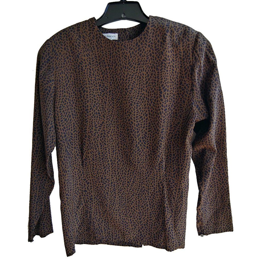 Vintage Barry Bricken 100% Silk Blouse sz. 10